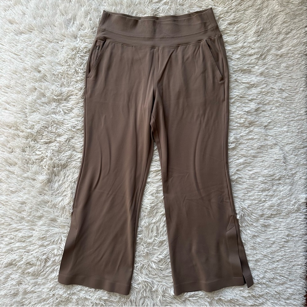 Athleta Venice Flare Pant Brown Size L Petite - Picture 2 of 11